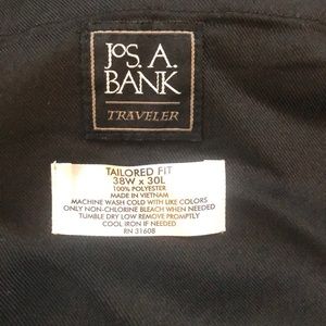 Jos A. Bank men’s Traveler pants (no iron poly)